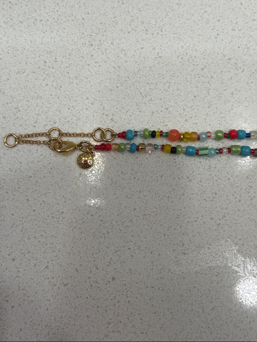 J Crew Pearl and Multi Color Seed Bead Necklace - Picture 6 of 6